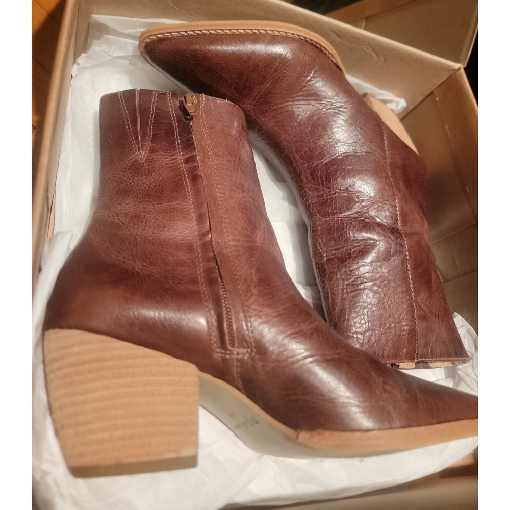 Matisse Caty Ankle  Womens Leather Rustic Brown Casual Boots 6m New In Box!